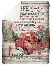 To My Wife - Christmas - Once Upon A Time Sherpa Fleece Blanket tile