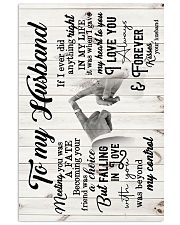 To Husband - Hands - Meeting You Was A Fate 16x24 Poster front