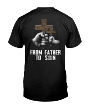 From Father To Son - Cross - T-shirt Classic T-Shirt back