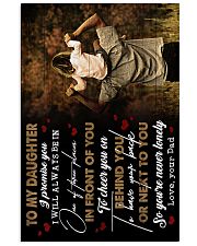 To Daughter - I Promise You I will Always 16x24 Poster front
