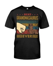 GRANDMASAURUS - DINOSAUR - VINTAGE Classic T-Shirt front