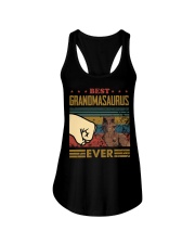 GRANDMASAURUS - DINOSAUR - VINTAGE Ladies Flowy Tank thumbnail