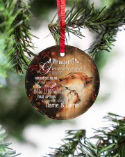 Grandma and Granddaughter - Thank You For Not Sell Circle ornament - single (porcelain) aos-circle-ornament-single-porcelain-lifestyles-07