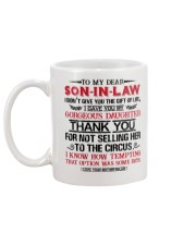 MOM TO SON IN LAW Mug back