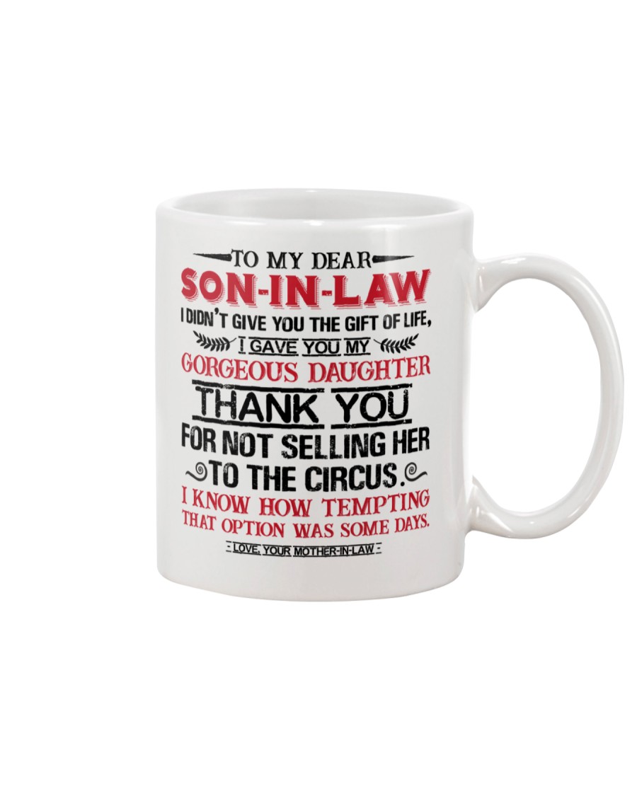 MOM TO SON IN LAW Mug