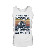 T-SHIRT - TO DAD- HURT MY DAUGHTER Unisex Tank tile