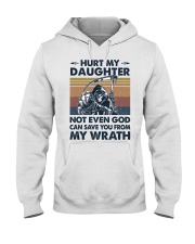T-SHIRT - TO DAD- HURT MY DAUGHTER Hooded Sweatshirt tile