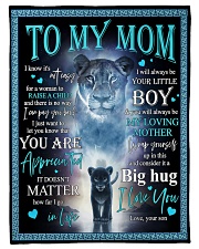 To My Mom - Lioness - Fleece Blanket Small Fleece Blanket - 30" x 40" front