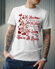 ANGEL IN HEAVEN - BUTTERFLY - YOU'RE AT PEACE Classic T-Shirt lifestyle-mens-crewneck-front-6