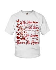 ANGEL IN HEAVEN - BUTTERFLY - YOU'RE AT PEACE Youth T-Shirt tile