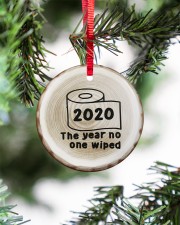 Christmas - Corona Virus - The Truggle Was Real Circle ornament - single (porcelain) aos-circle-ornament-single-porcelain-lifestyles-07