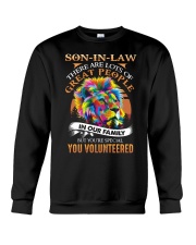 Son-in-law - Colorful Lion - You Volunteered Crewneck Sweatshirt tile