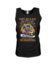 Son-in-law - Colorful Lion - You Volunteered Unisex Tank tile