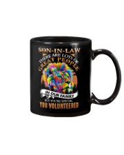 Son-in-law - Colorful Lion - You Volunteered Mug tile