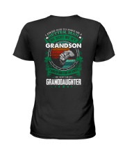 GRANDPA - CLOVERS - MY SON AND MY DAUGHTER Ladies T-Shirt thumbnail