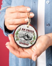 Grandad - Nothing Beats Being A Grandad Circle ornament - single (porcelain) aos-circle-ornament-single-porcelain-lifestyles-01