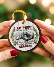 Grandad - Nothing Beats Being A Grandad Circle ornament - single (porcelain) aos-circle-ornament-single-porcelain-lifestyles-08
