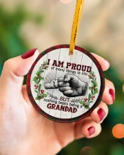 Grandad - Nothing Beats Being A Grandad Circle ornament - single (porcelain) aos-circle-ornament-single-porcelain-lifestyles-09