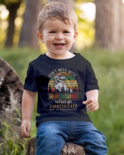 TO MY GRANDSON - T REX - DON'T MESS WITH Youth T-Shirt lifestyle-youth-tshirt-front-4