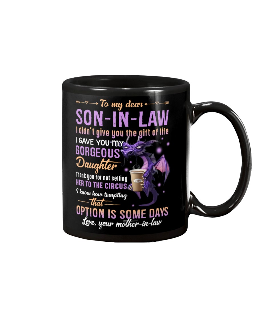 MUG - TO MY SON-IN-LAW - DRAGON - CIRCUS Mug