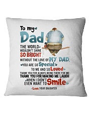 DAUGHTER TO DAD Square Pillowcase thumbnail