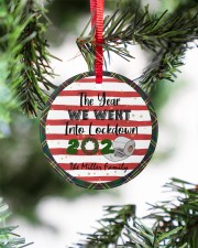 The Year We Went Into Lockdown - Personalized Circle ornament - single (porcelain) aos-circle-ornament-single-porcelain-lifestyles-07