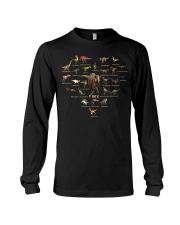 Dinosaur - Heart - T-shirt Long Sleeve Tee tile