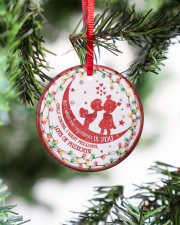 To Boyfriend Christmas - All I Want For Christmas Circle ornament - single (porcelain) aos-circle-ornament-single-porcelain-lifestyles-07