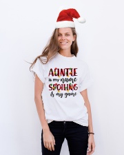 Auntie is my name Spoiling is my game Classic T-Shirt lifestyle-holiday-crewneck-front-1