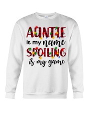 Auntie is my name Spoiling is my game Crewneck Sweatshirt thumbnail