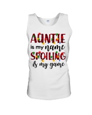 Auntie is my name Spoiling is my game Unisex Tank thumbnail