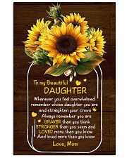 Mom To Daughter - Whenever You Feel Overwhelmed 16x24 Poster front