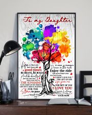 Mom To Daughter Tree - Life Is Filled With Hard 16x24 Poster lifestyle-poster-2