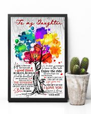 Mom To Daughter Tree - Life Is Filled With Hard 16x24 Poster lifestyle-poster-8