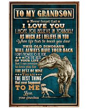 To Grandson - Dinosaur - Never Forget That I Love 16x24 Poster front