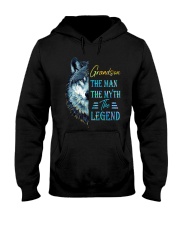 To Grandson - The Man The Myth The Legend Hooded Sweatshirt tile