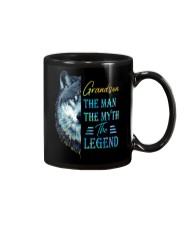 To Grandson - The Man The Myth The Legend Mug tile
