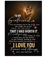 TO MY GIRLFRIEND 16x24 Poster front