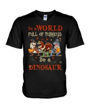 Dinosaur - Halloween - T-Shirt V-Neck T-Shirt tile