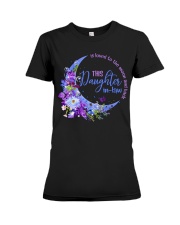 This daughter-in-law is loved to the moon back Premium Fit Ladies Tee thumbnail