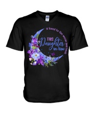 This daughter-in-law is loved to the moon back V-Neck T-Shirt thumbnail