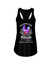Grandpa's girl- i wish god don't you in heaven Ladies Flowy Tank tile