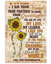 To Grandma - I Love You With All My Heart 16x24 Poster front