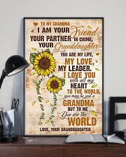 To Grandma - I Love You With All My Heart 16x24 Poster lifestyle-poster-2