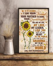 To Grandma - I Love You With All My Heart 16x24 Poster lifestyle-poster-3