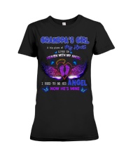 Angel Grandpa - Grandpa's Girl Premium Fit Ladies Tee tile