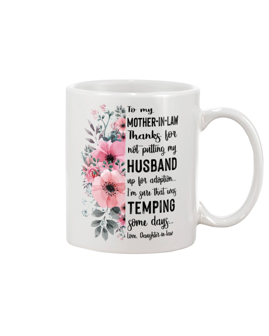 MUG - TO MOTHER-IN-LAW - FLOWER - THANKS FOR Mug