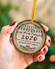 Christmas - Pandemic - Circle Ornament Circle ornament - single (porcelain) aos-circle-ornament-single-porcelain-lifestyles-09