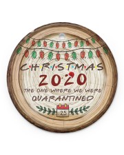 Christmas - Pandemic - Circle Ornament Circle ornament - single (porcelain) front