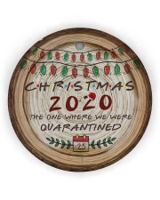 Christmas - Pandemic - Circle Ornament Circle Ornament (Wood tile